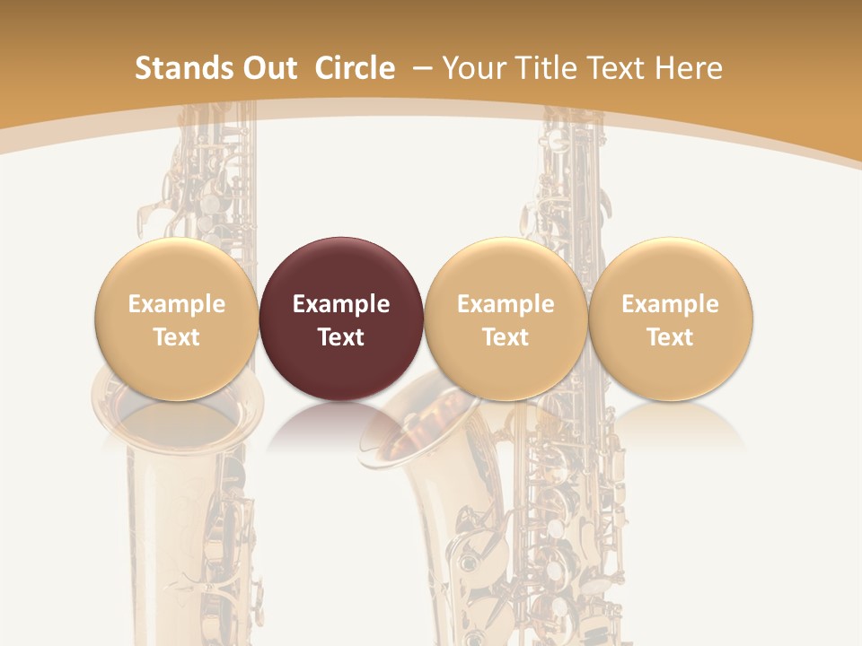 Saxophone PowerPoint Template