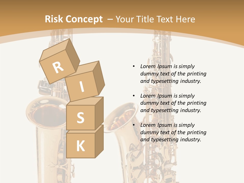 Saxophone PowerPoint Template