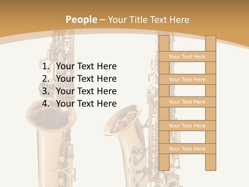 Saxophone PowerPoint Template