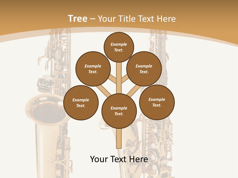 Saxophone PowerPoint Template