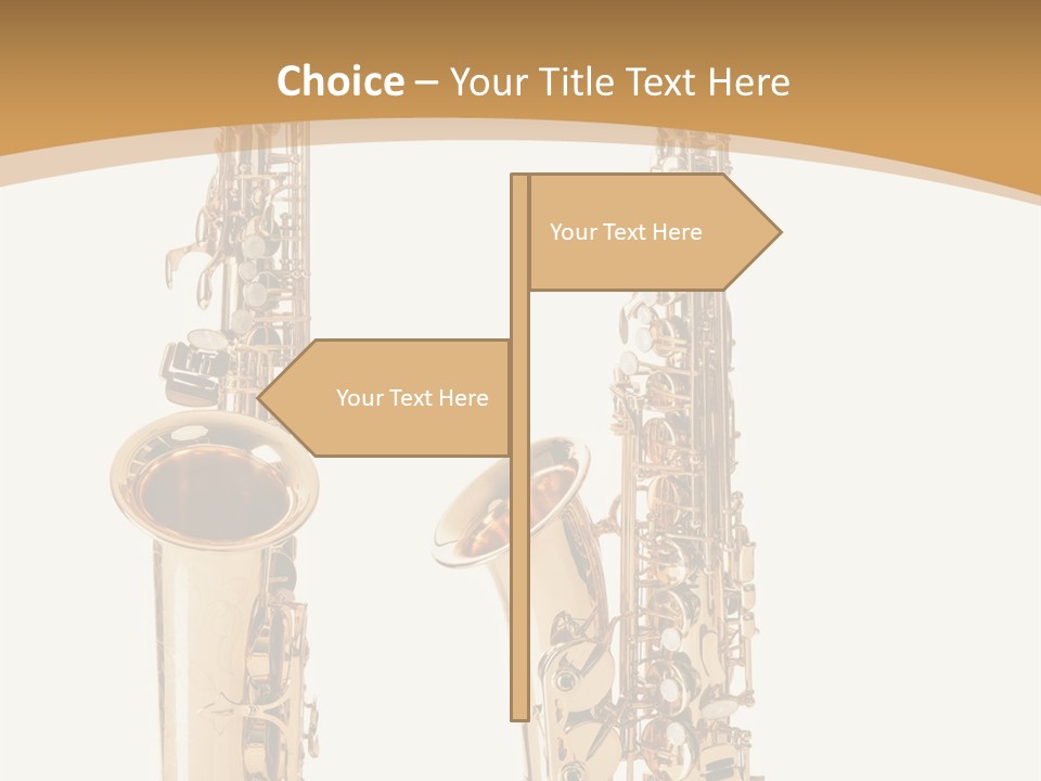 Saxophone PowerPoint Template