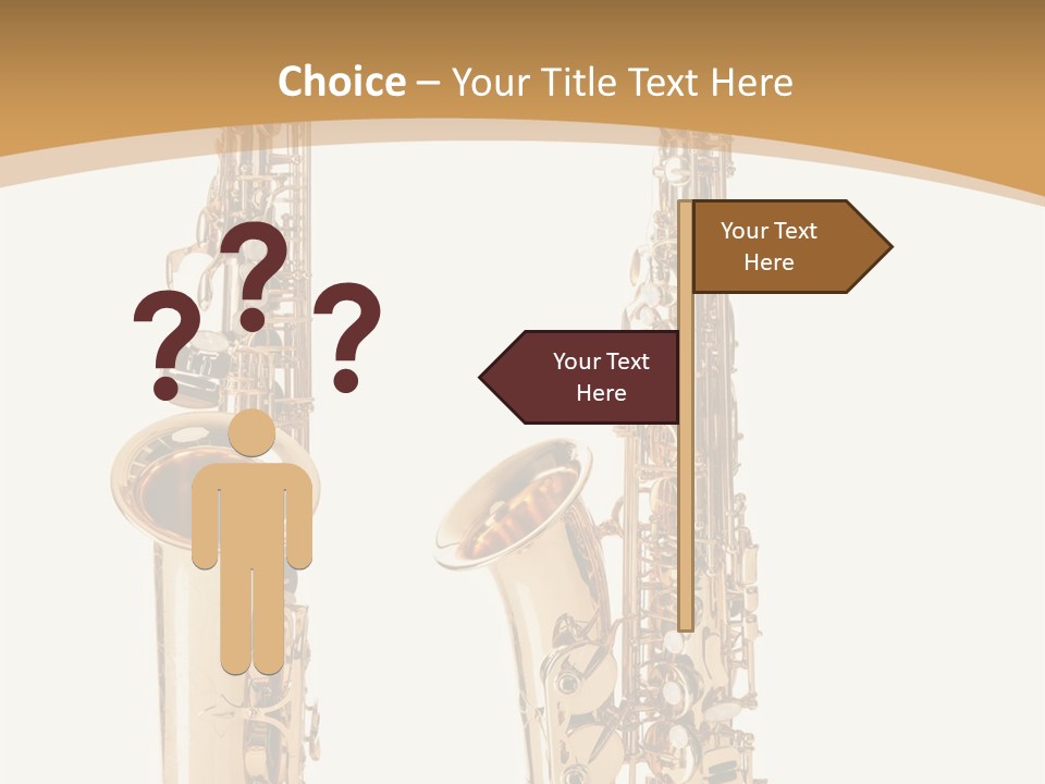 Saxophone PowerPoint Template