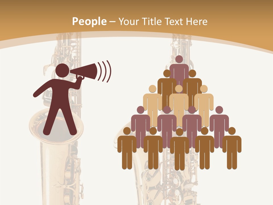 Saxophone PowerPoint Template