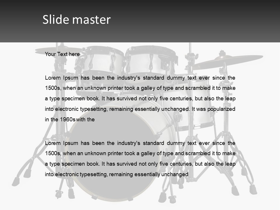 Drums PowerPoint Template