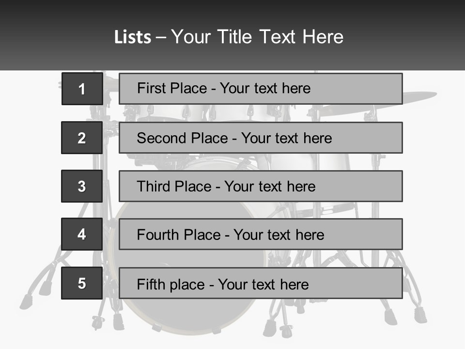 Drums PowerPoint Template