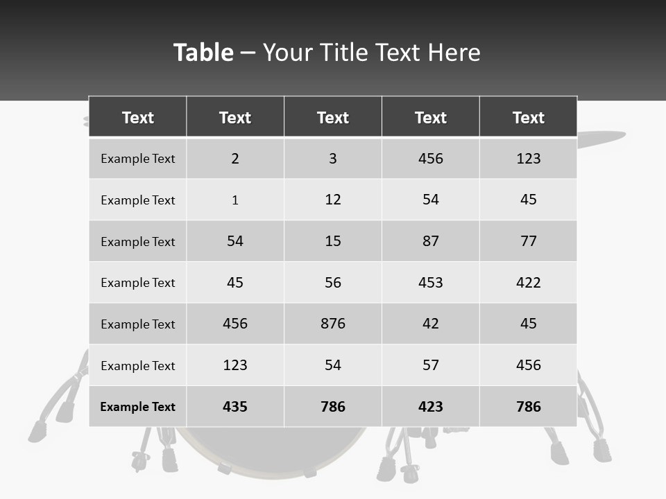 Drums PowerPoint Template