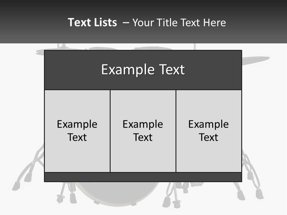 Drums PowerPoint Template
