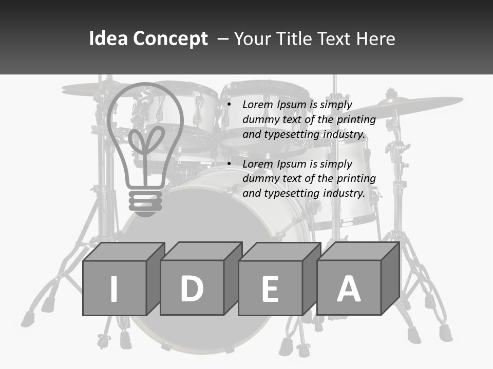 Drums PowerPoint Template