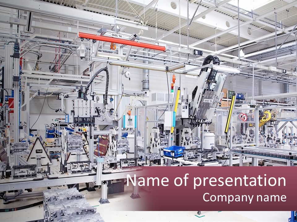 Production Chain PowerPoint Template