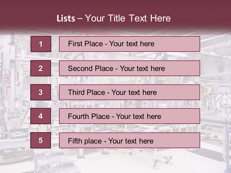 Production Chain PowerPoint Template