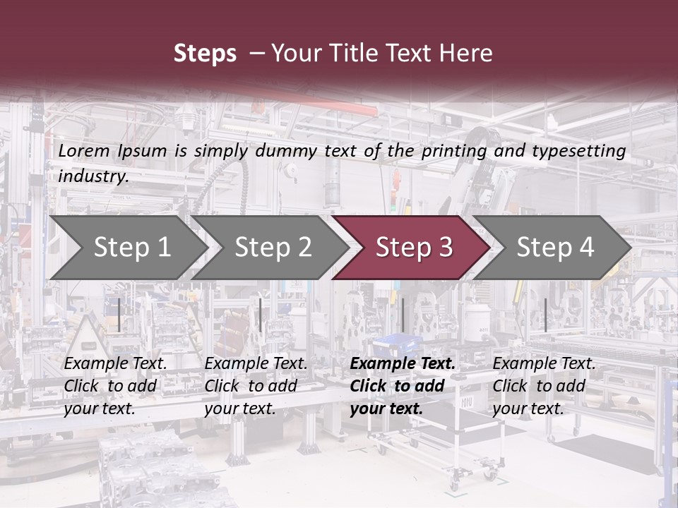 Production Chain PowerPoint Template