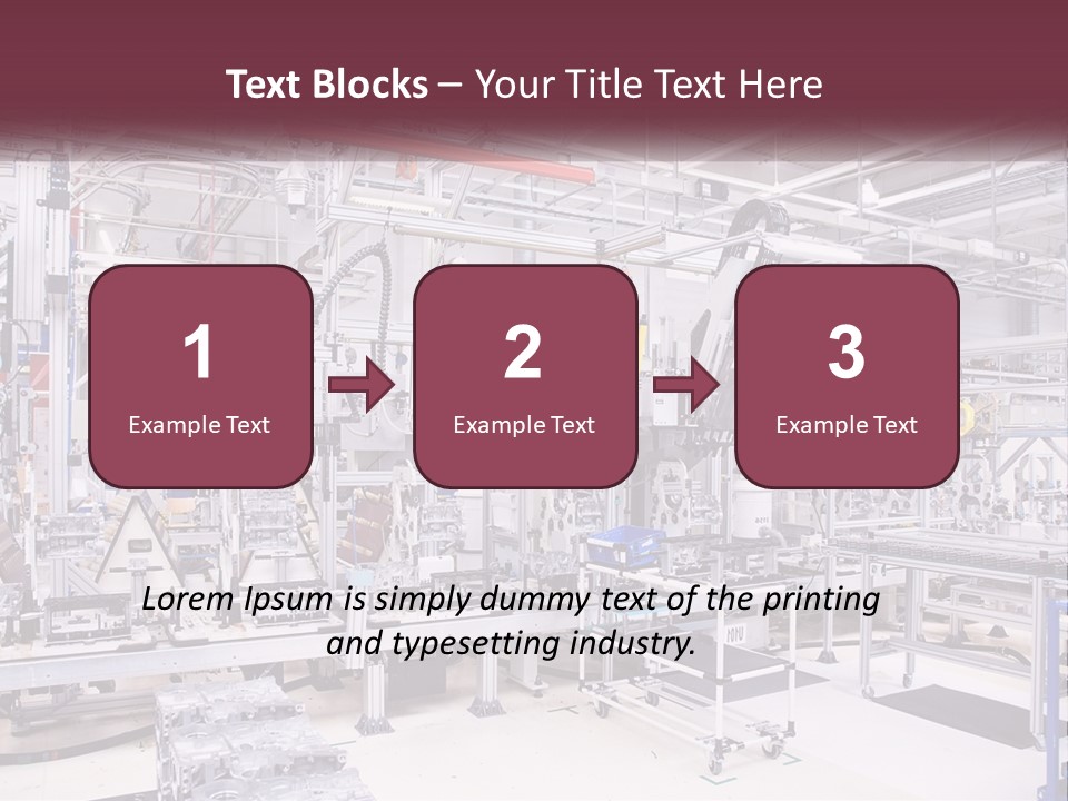 Production Chain PowerPoint Template