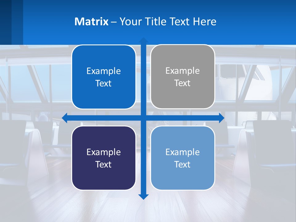 Vip Lounge At The Airport PowerPoint Template