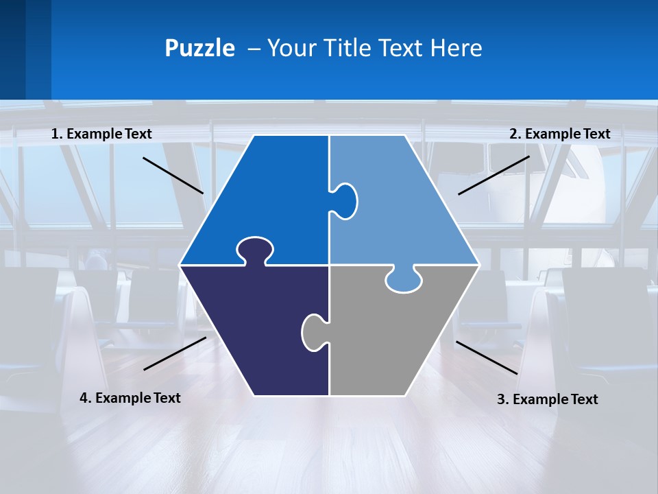Vip Lounge At The Airport PowerPoint Template