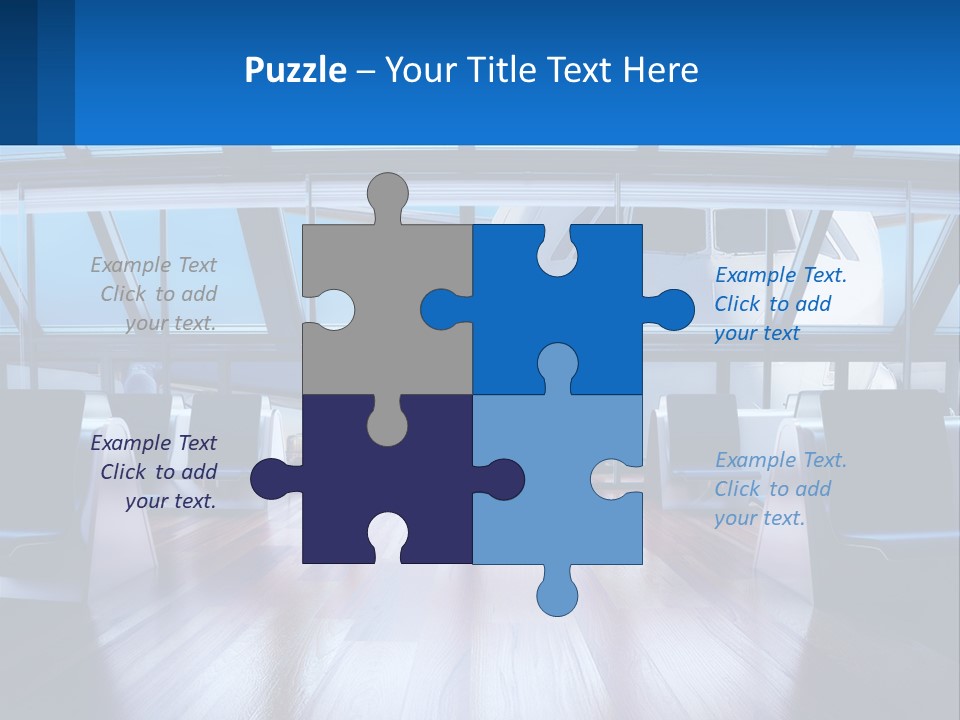 Vip Lounge At The Airport PowerPoint Template