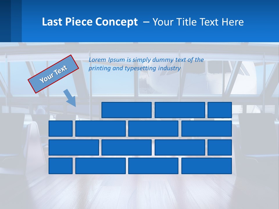 Vip Lounge At The Airport PowerPoint Template
