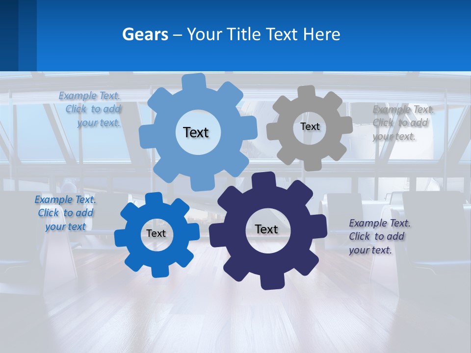 Vip Lounge At The Airport PowerPoint Template