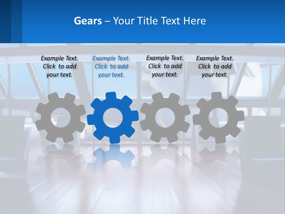 Vip Lounge At The Airport PowerPoint Template