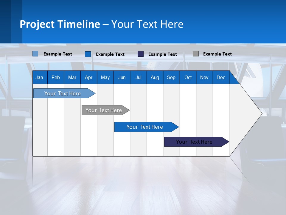 Vip Lounge At The Airport PowerPoint Template