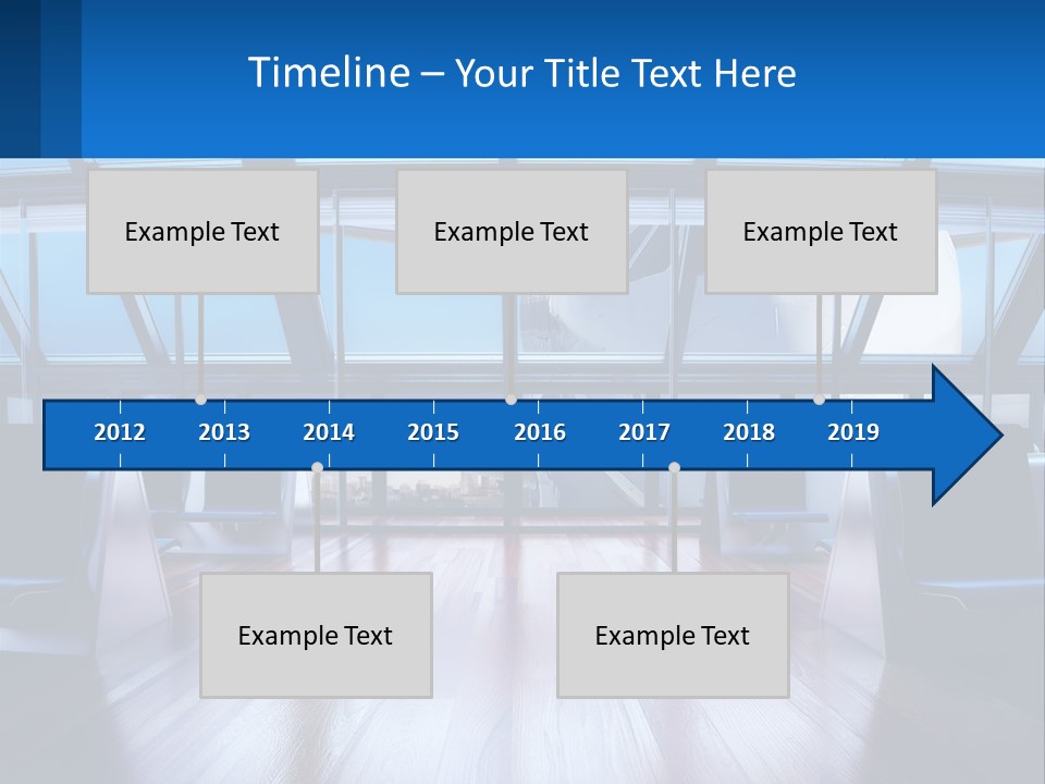 Vip Lounge At The Airport PowerPoint Template