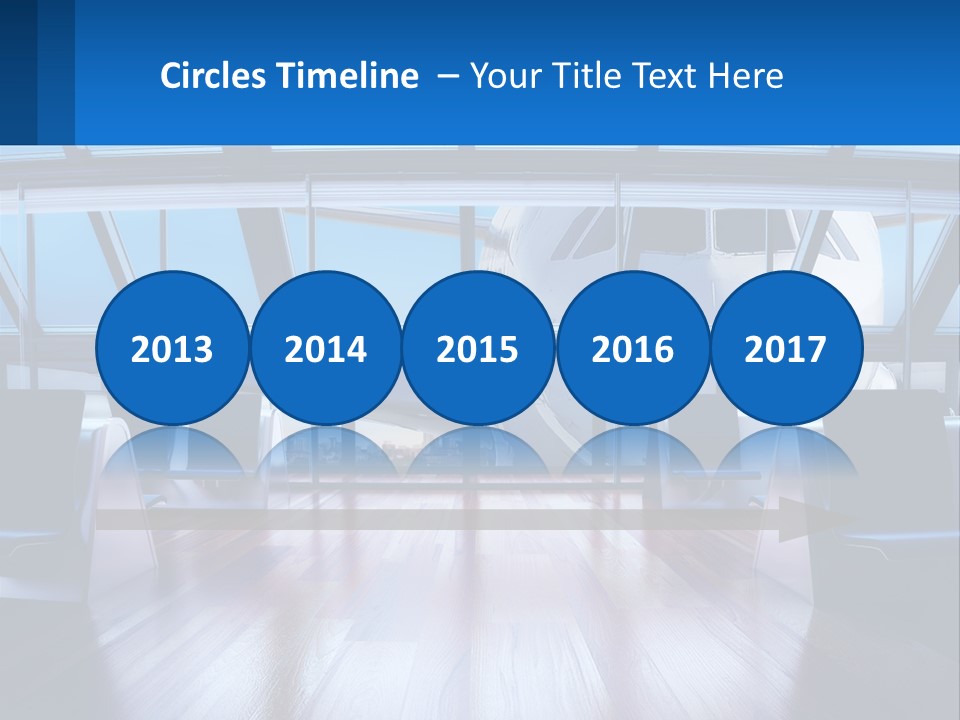 Vip Lounge At The Airport PowerPoint Template