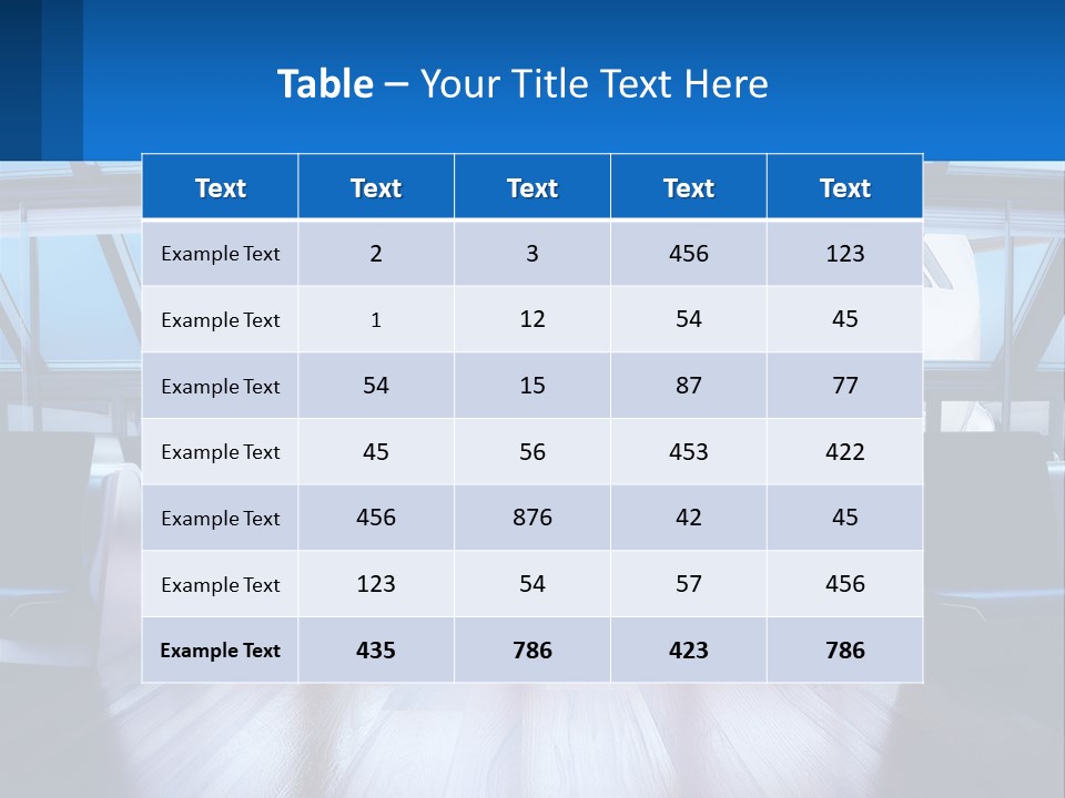 Vip Lounge At The Airport PowerPoint Template