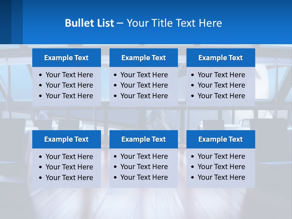 Vip Lounge At The Airport PowerPoint Template