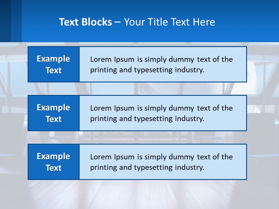 Vip Lounge At The Airport PowerPoint Template