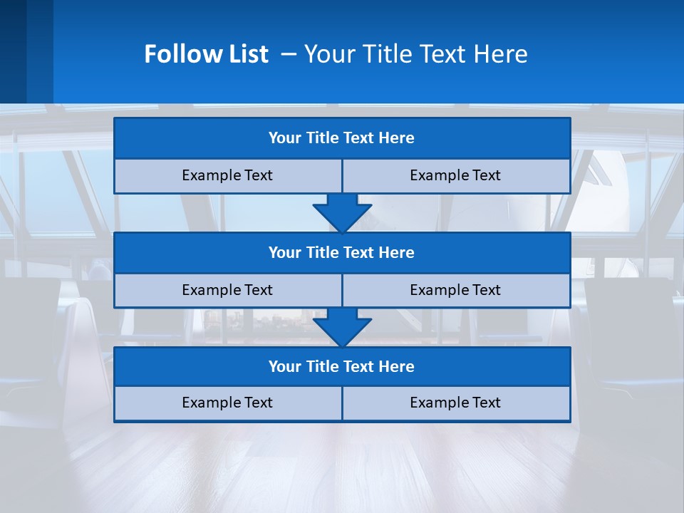 Vip Lounge At The Airport PowerPoint Template