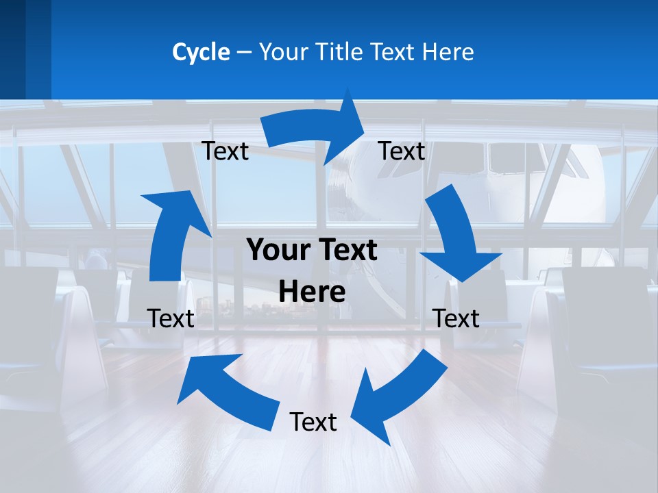 Vip Lounge At The Airport PowerPoint Template