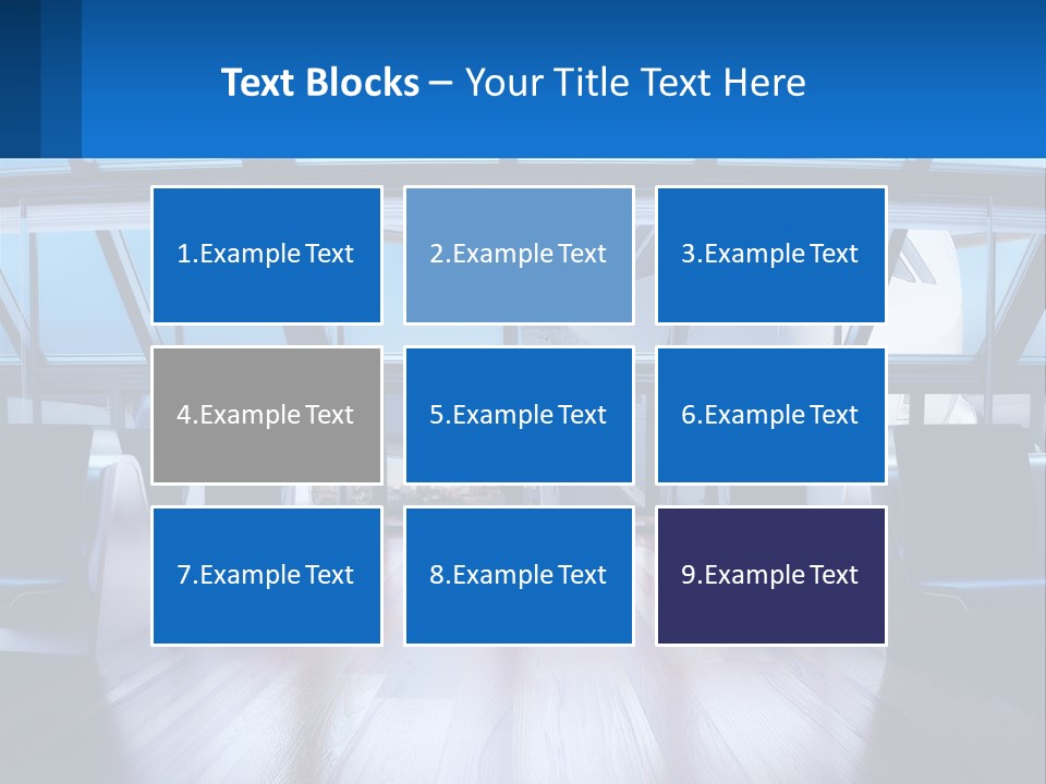 Vip Lounge At The Airport PowerPoint Template