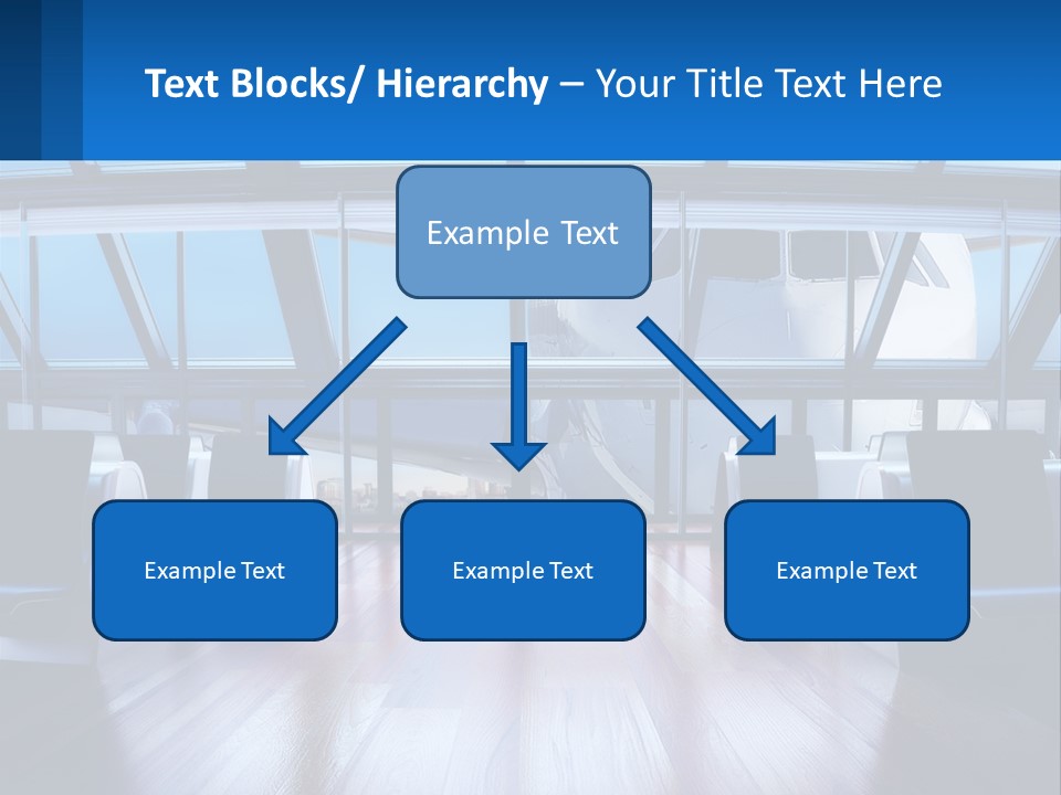 Vip Lounge At The Airport PowerPoint Template