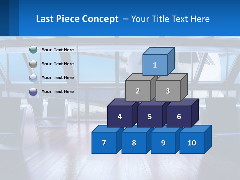 Vip Lounge At The Airport PowerPoint Template