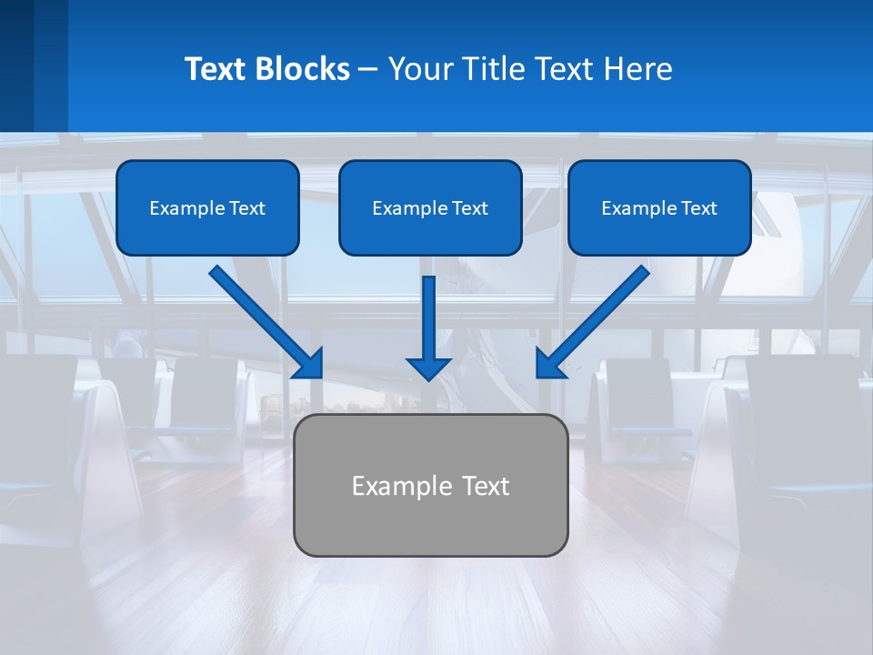 Vip Lounge At The Airport PowerPoint Template