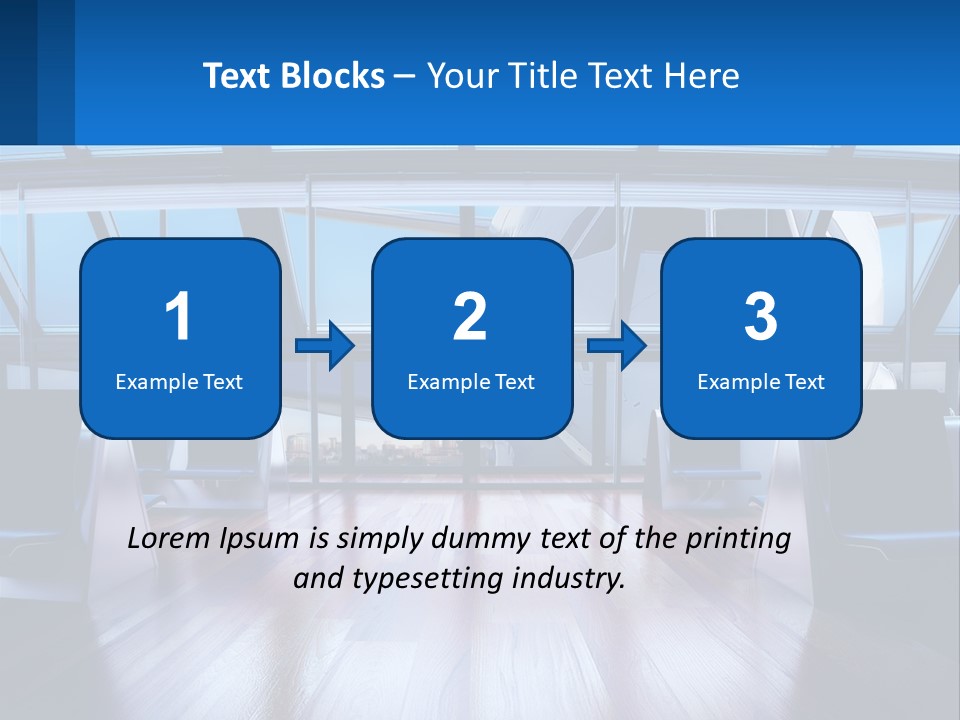 Vip Lounge At The Airport PowerPoint Template