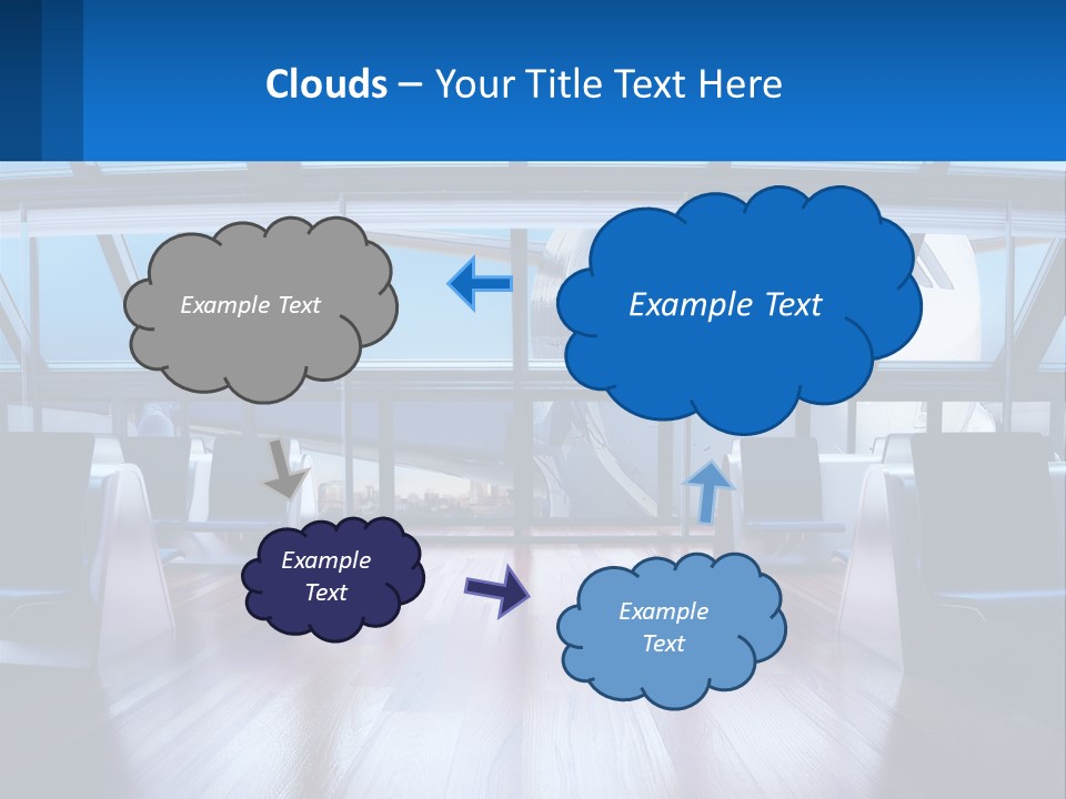 Vip Lounge At The Airport PowerPoint Template