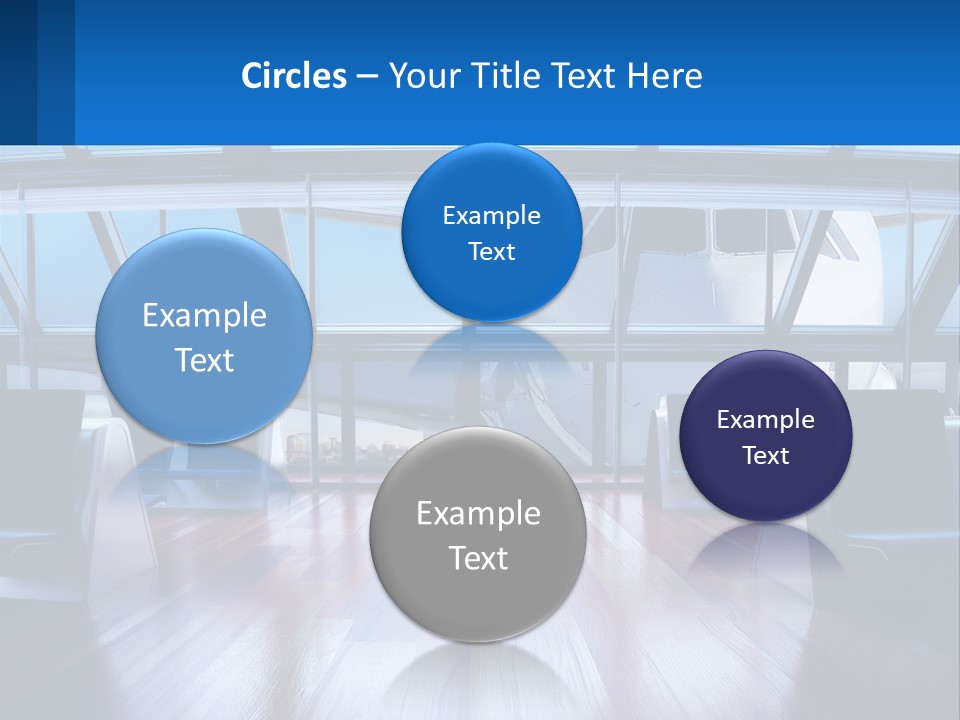 Vip Lounge At The Airport PowerPoint Template