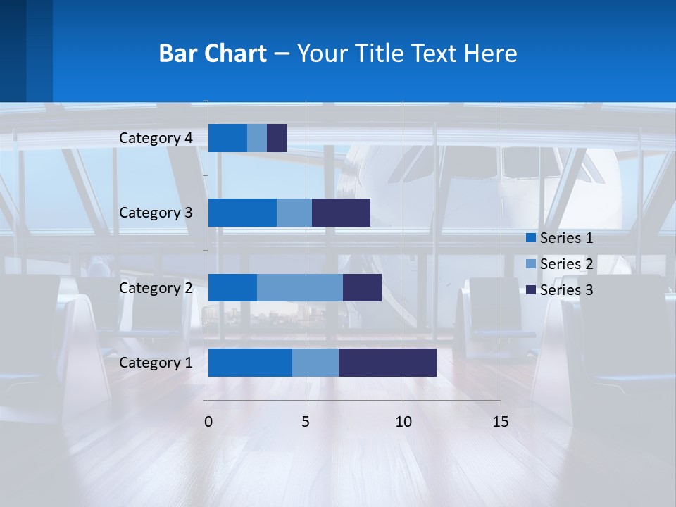 Vip Lounge At The Airport PowerPoint Template