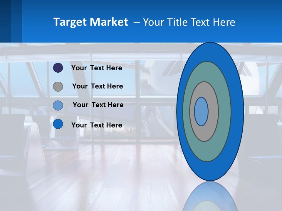 Vip Lounge At The Airport PowerPoint Template