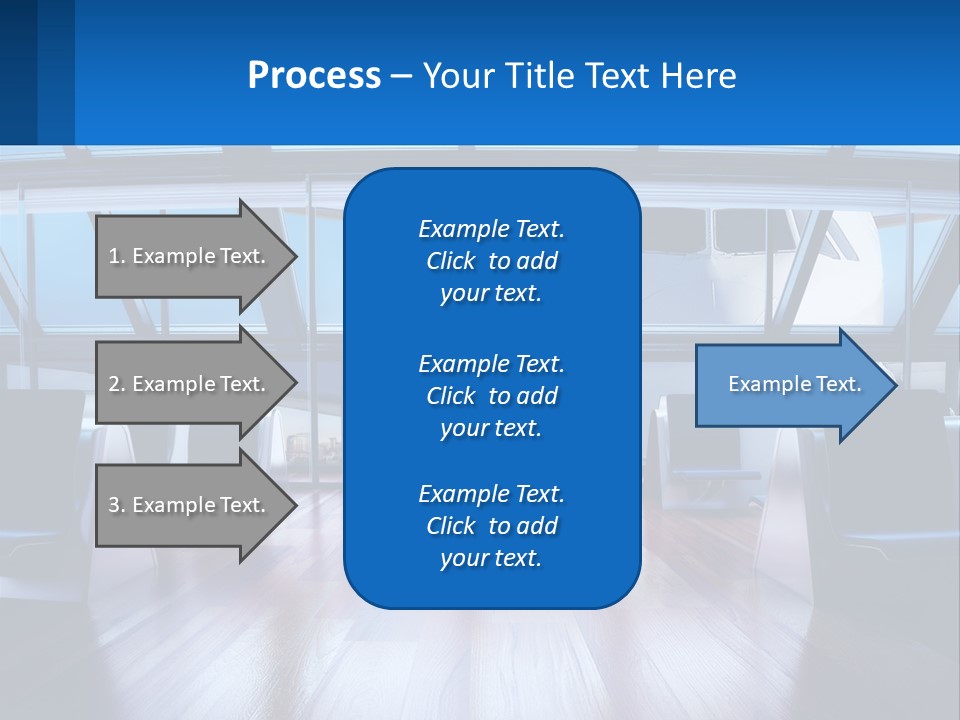 Vip Lounge At The Airport PowerPoint Template