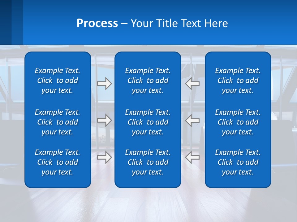 Vip Lounge At The Airport PowerPoint Template