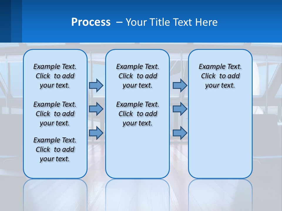 Vip Lounge At The Airport PowerPoint Template