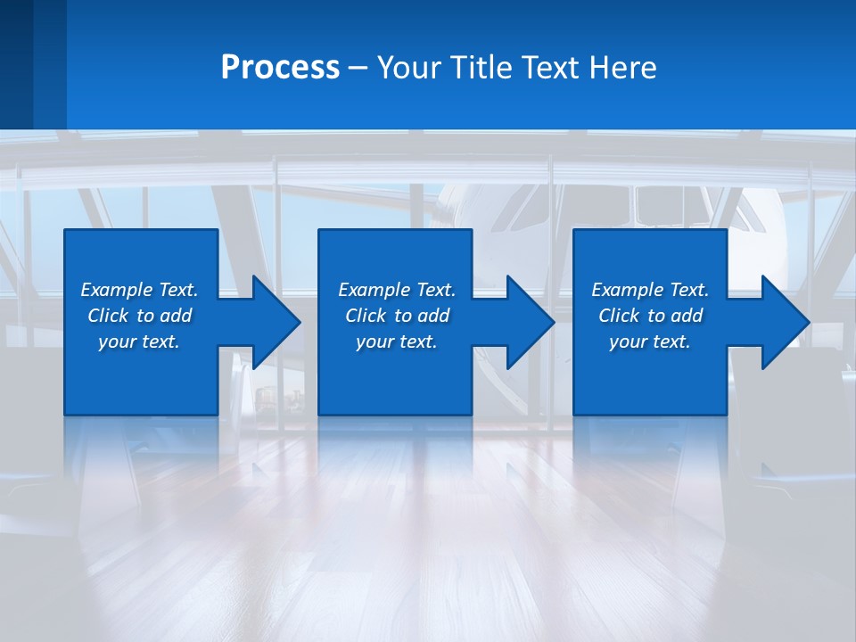 Vip Lounge At The Airport PowerPoint Template