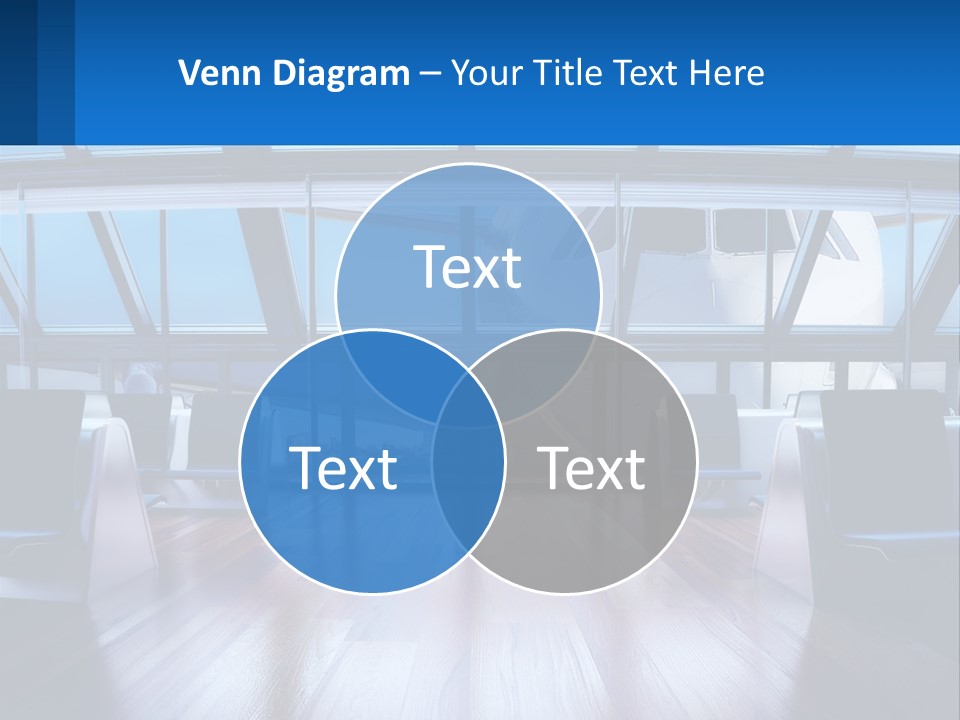 Vip Lounge At The Airport PowerPoint Template