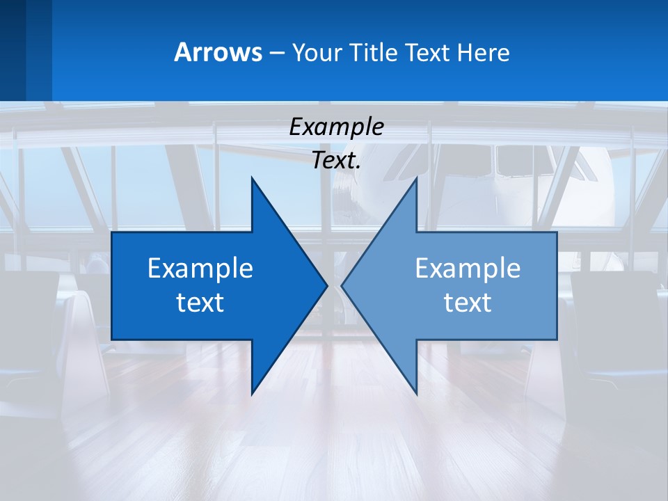 Vip Lounge At The Airport PowerPoint Template