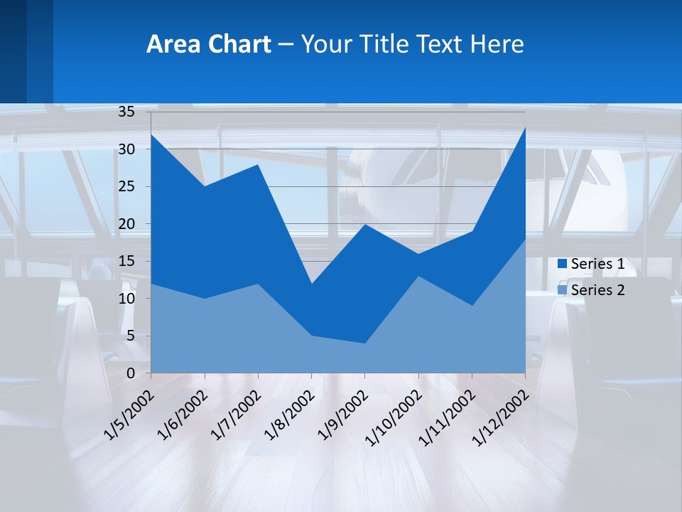 Vip Lounge At The Airport PowerPoint Template