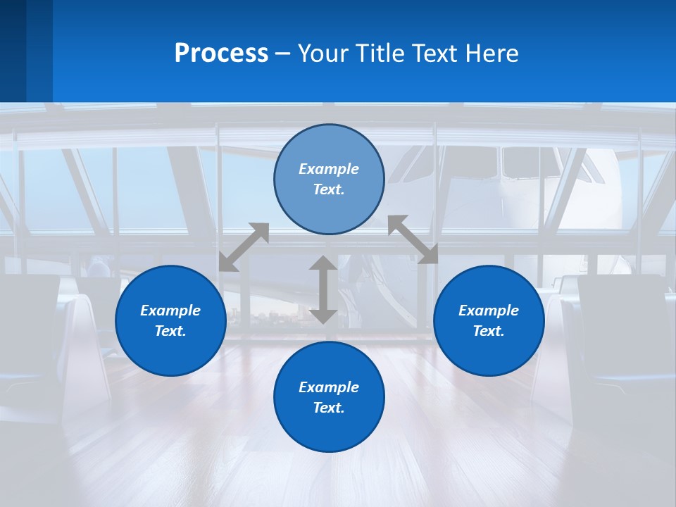 Vip Lounge At The Airport PowerPoint Template