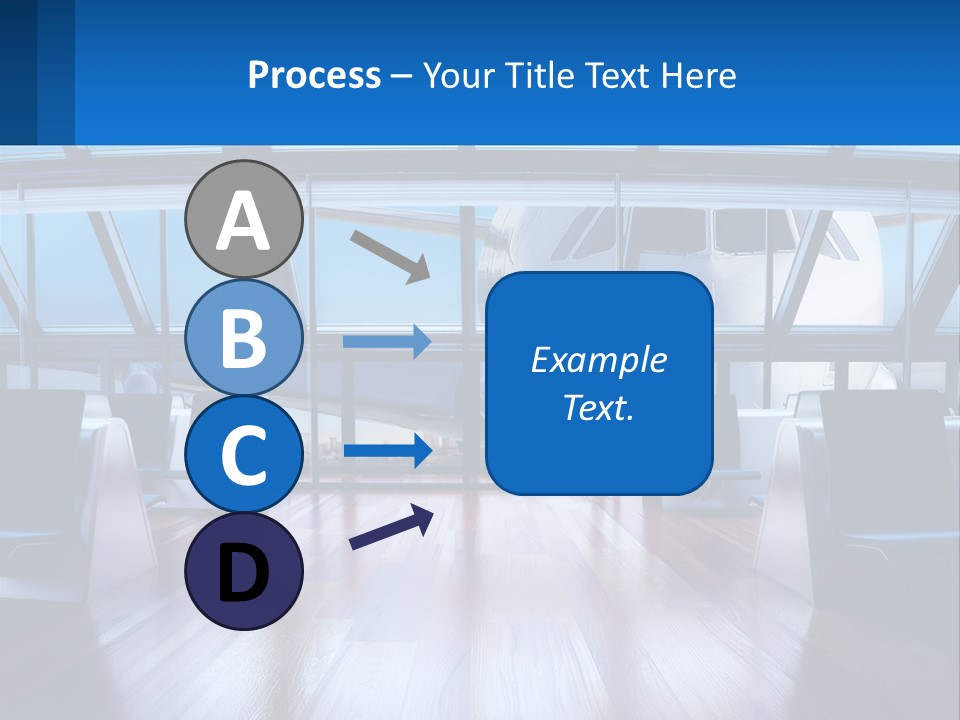 Vip Lounge At The Airport PowerPoint Template