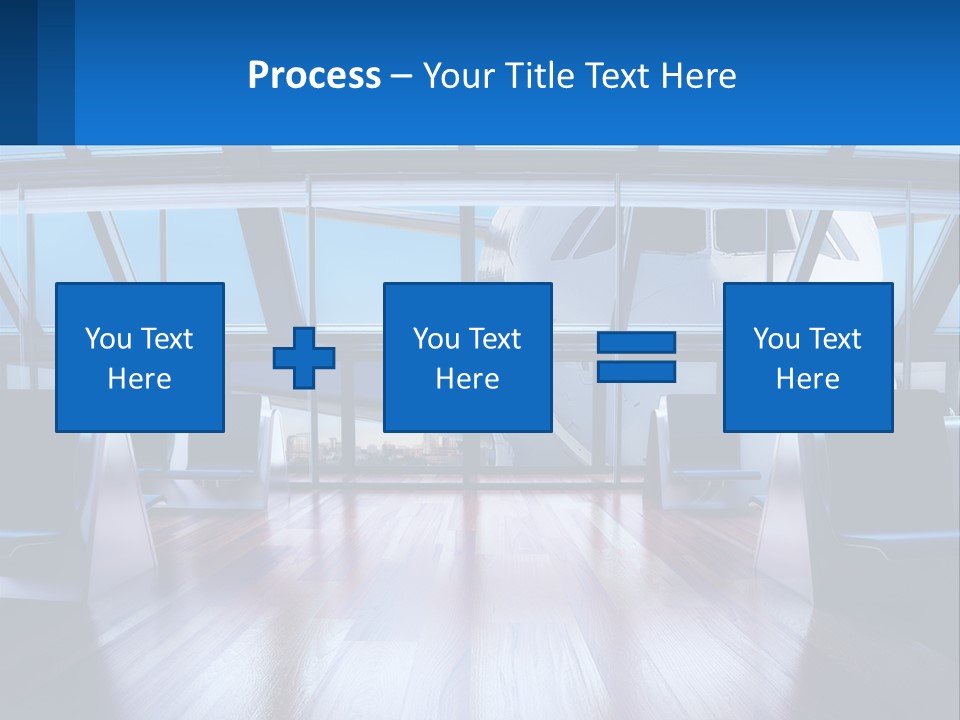 Vip Lounge At The Airport PowerPoint Template