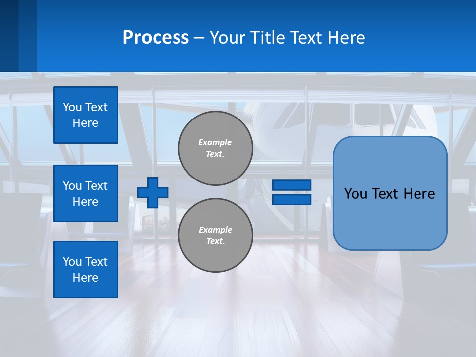 Vip Lounge At The Airport PowerPoint Template
